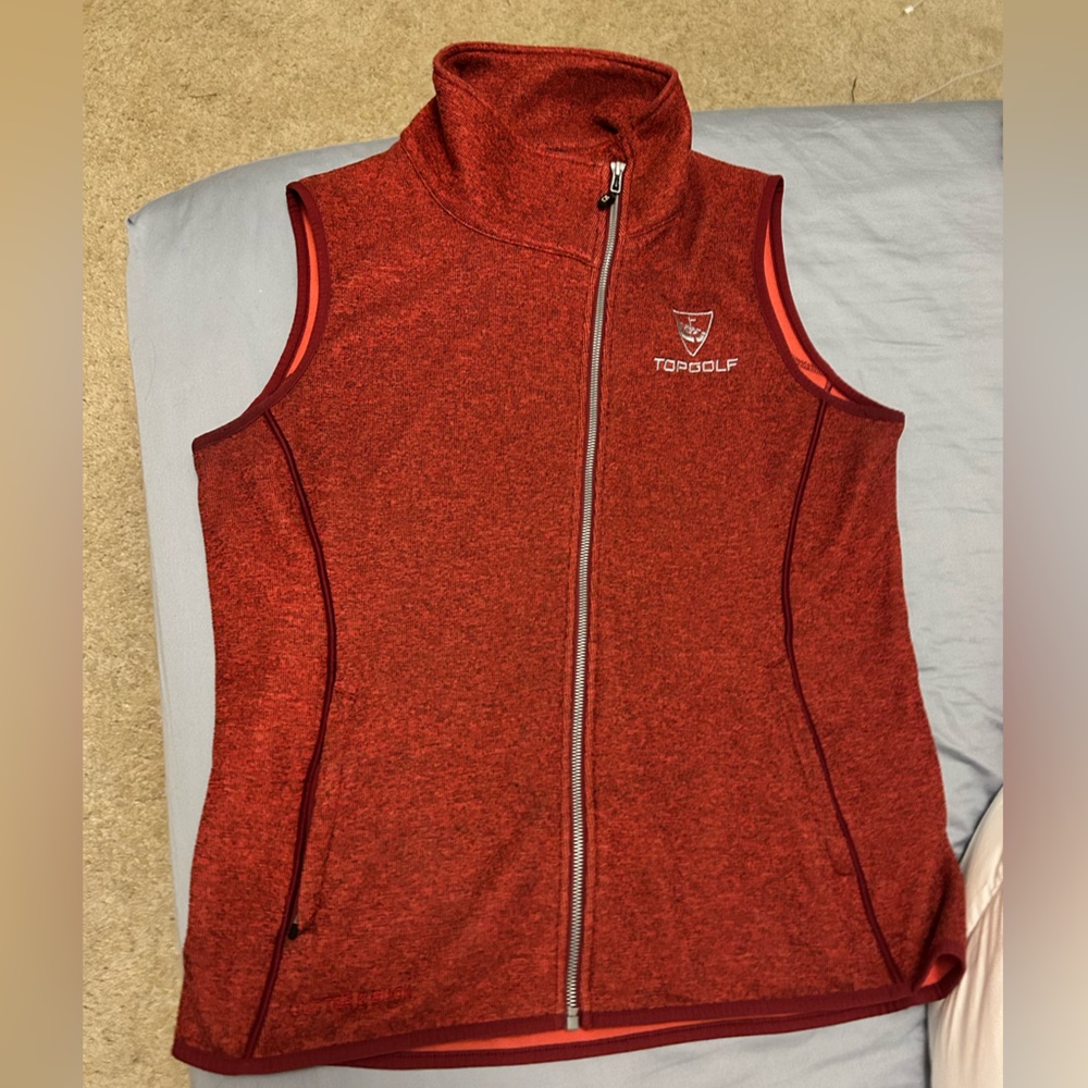 Red Zip-Up Vest